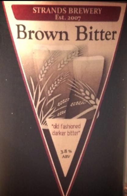 Brown Bitter 3.8%, The Strands Inn Brewery, England