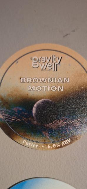 Brownian Motion 6.0%, Gravity Well Brewing Co., England