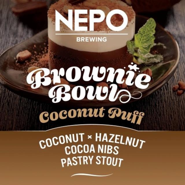 Brownie bowl - Coconut puff 9.0%, Nepo Brewing (Browar Nepomucen), Poland