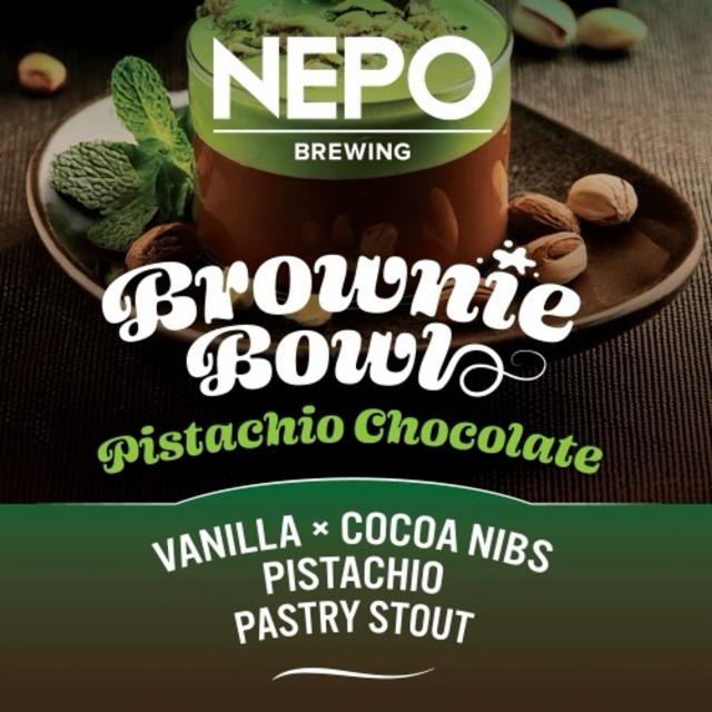 Brownie Bowl - Pistacchio Chocolate 9.0%, Nepo Brewing (Browar Nepomucen), Poland