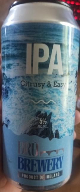 bru brewery IPA 5.0%, BRÚ Brewery, Ireland