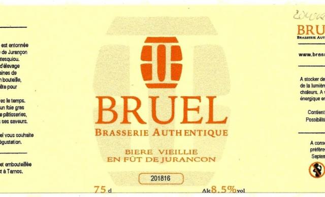 Bruel Vieillie En Fût De Jurançon 8.5%, Brasserie Bruel, France