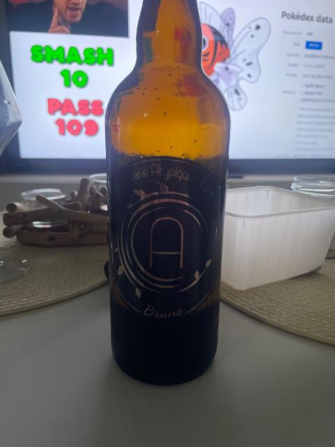 Atypique Brune 8.5%, Brasserie Atypique, France