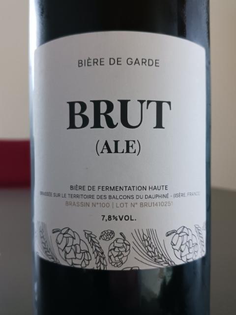 BRUT (ALE) 7.8%, Brasserie Des Balcons, France
