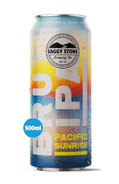 BRUT IPA - Pacific Sunrise 5.8%, Saggy Stone Brewing Co., South Africa