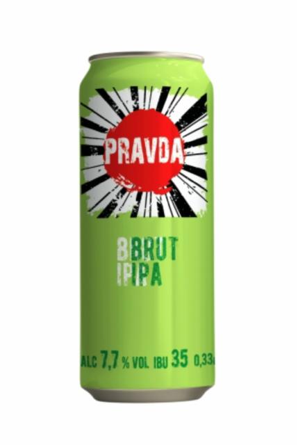 Brut IPA 7.7%, Pravda Beer Theatre / Театр Пива Правда, Ukraine