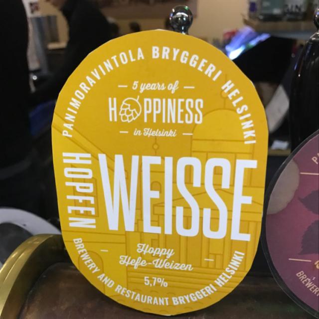 Hopfen Weisse 5.7%, Helsinki Bryggeri Brewhouse (Royal Unibrew), Finland
