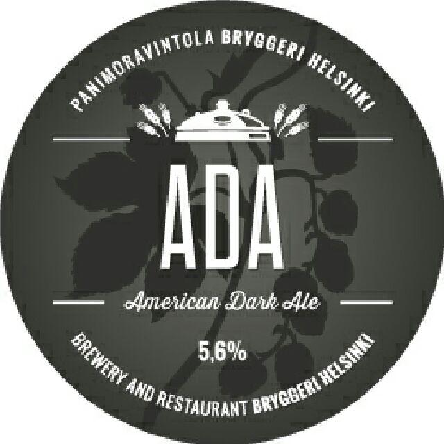 American Dark Ale ADA 5.6%, Helsinki Bryggeri Brewhouse (Royal Unibrew), Finland