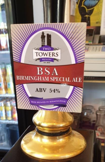 BSA 5.4%, Two Towers Brewery, England