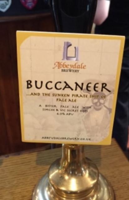 Buccaneer...And The Sunken Pirate Ship Of Pale Ale 4.0%, Abbeydale Brewery, England