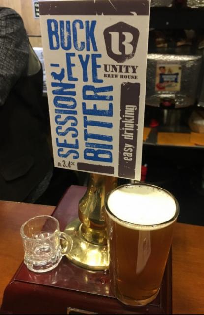 Buck Eye Session Bitter 3.4%, The Hop Shed, England