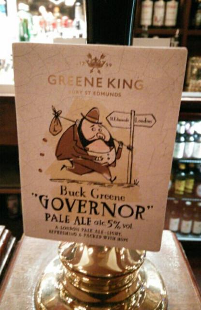 Buck Green "Governor" Pale Ale 5.0%, Greene King, England