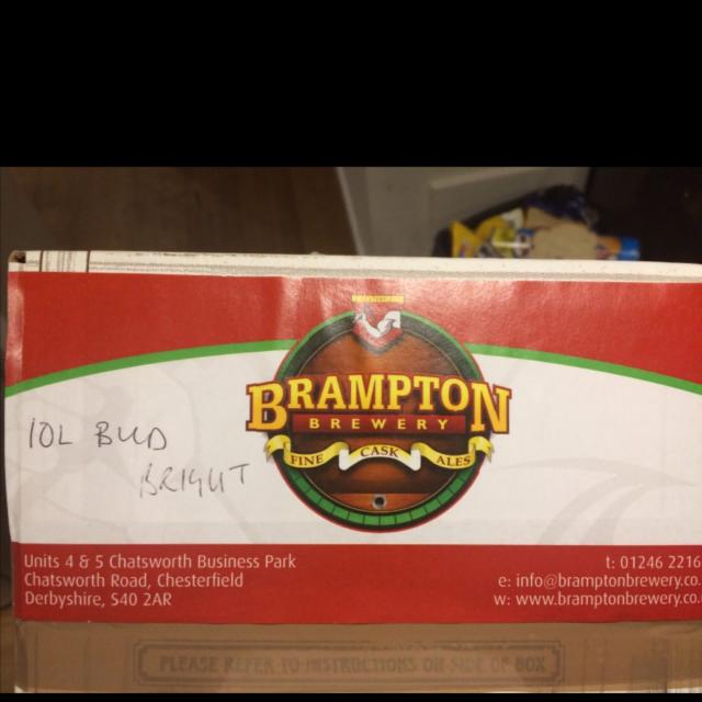 Bud Bright 3.8%, Brampton Brewery, England