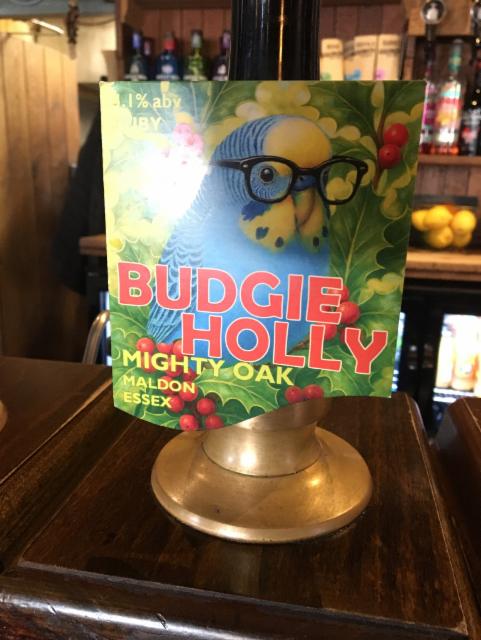 Budgie Holly 4.1%, The Mighty Oak Brewing Company, England