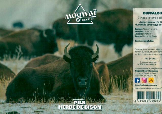 Buffalo Pils 5.0%, Mogwaï Beer Company, France