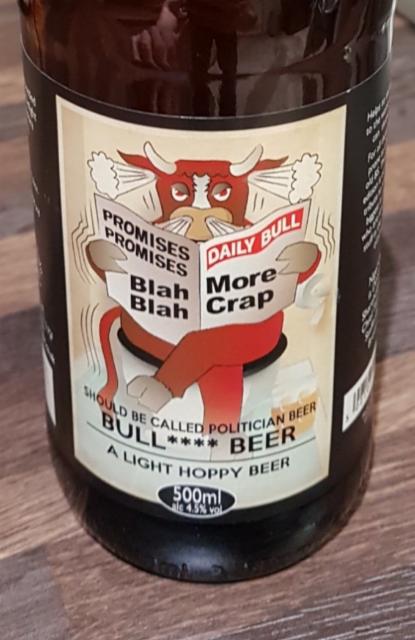 Bull**** Beer 4.5%, Staffordshire Brewery, England