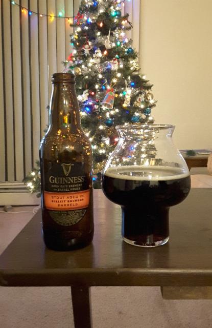 Guinness Stout Aged in Bulleit Bourbon Barrels 10.0%, Guinness Open Gate Brewery USA, United States