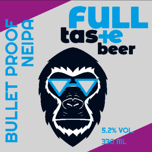#027 Bullet Proof NEIPA 5.2%, Full Taste Beer, Finland