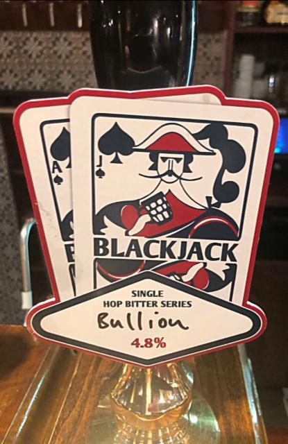 Bullion 4.8%, Blackjack Brewing Company, England