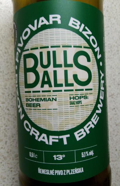 Bulls Balls 5.1%, Pivovar Bizon, Czech Republic