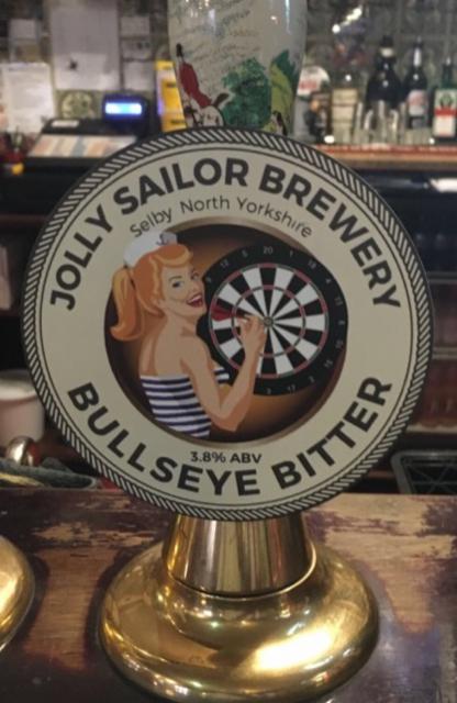 Bullseye Bitter 3.8%, Jolly Sailor Brewery, England