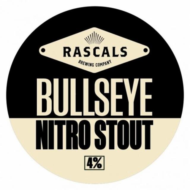 Bullseye Nitro Stout 4.0%, Rascals Brewing, Ireland