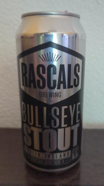 Bullseye Stout 6.5%, Rascals Brewing, Ireland