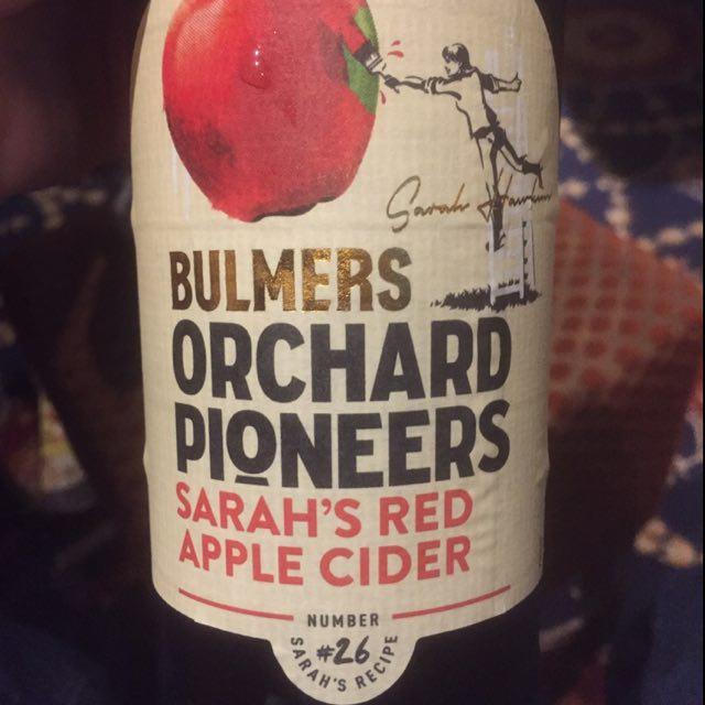 Orchard Pioneers: Sarah's Red Apple Cider 5.0%, Bulmers Cider (Heineken), England