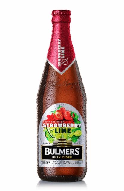 Bulmers Strawberry And Lime 4.0%, The Shepton Mallet Cider Mill, England