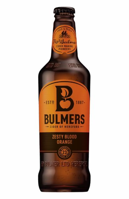 Bulmers Zesty Blood Orange 4.5%, Bulmers Cider (Heineken), England