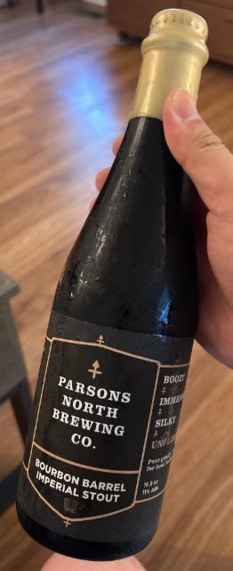 Burbon barrel imperial stout, Persons north brewery co.