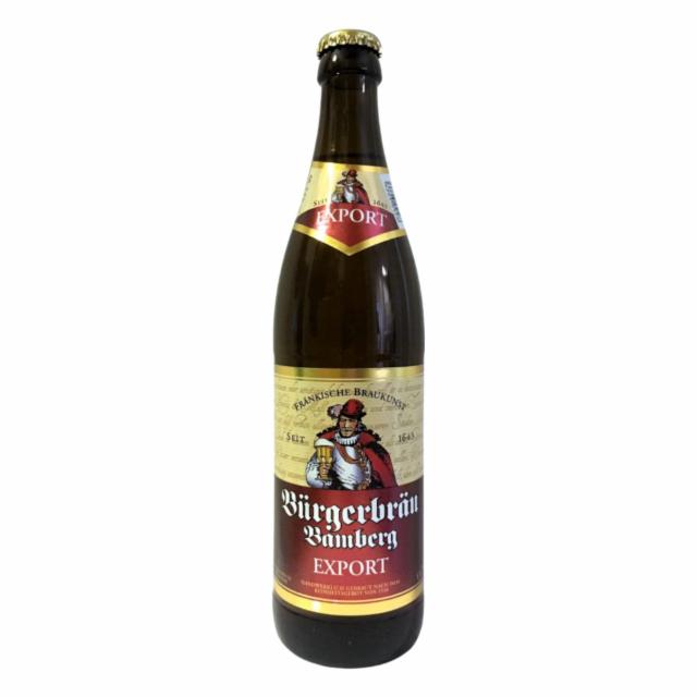 Bürgerbräu Bamberg Export 5.4%, Privatbrauerei Kaiserdom, Germany