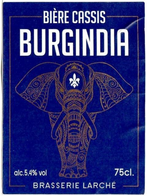 Burgindia Cassis 5.4%, Brasserie Larché, France