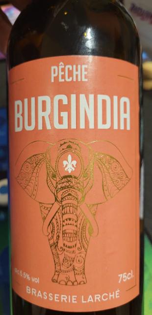 Burgindia Pêche 5.5%, Brasserie Larché, France