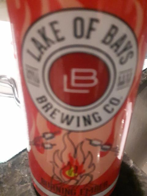 burning ember 5.6%, Lake of Bays Brewing Company, Canada