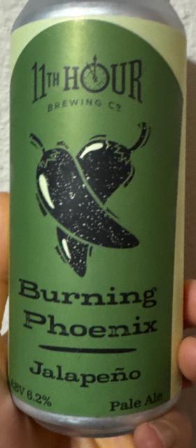 Burning phoenix 6.2%, Eleventh Hour Brewing, United States