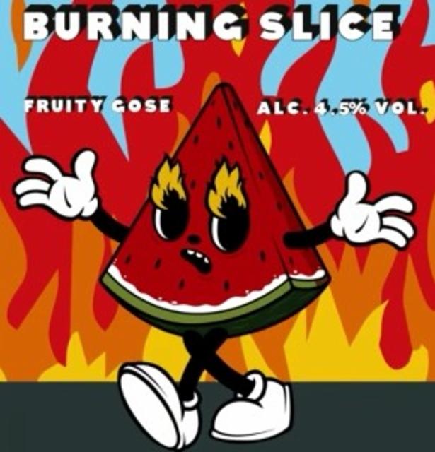 Burning slice fruity gose, The Brave