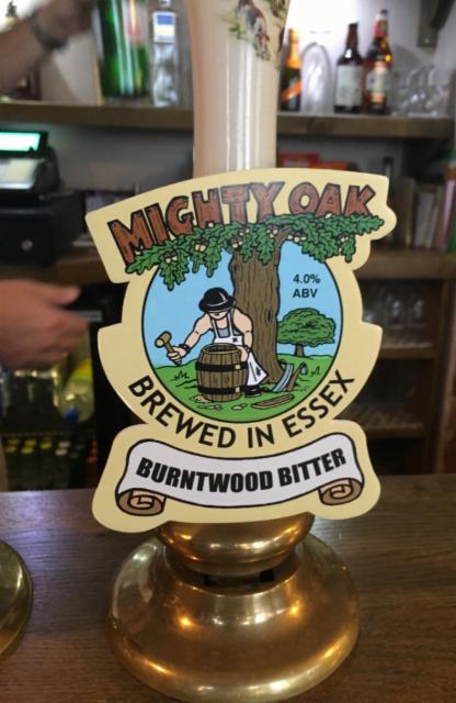 Burntwood Bitter 4.0%, The Mighty Oak Brewing Company, England