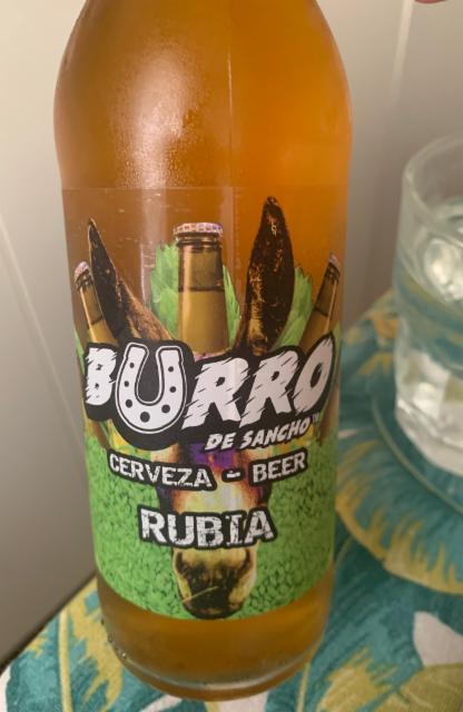 Burro De Sancho Rubia 5.0%, Cervezas La Sagra (Molson Coors), Spain