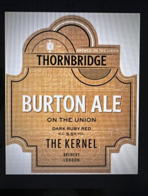 Burton Ale - On The Union 5.5%, Thornbridge Brewery, England