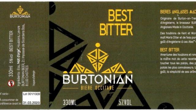 Burtonian Best Bitter 5.0%, Burtonian Beers, France
