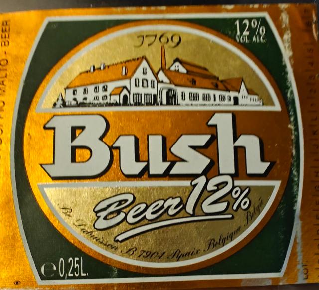 Bush Beer 12%, Brasserie Dubuisson, Belgium