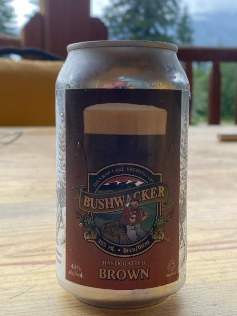 Bushwacker Brown Ale 4.8%, Barley Station Brew Pub (Shuswap Lake Brewing Company), Canada