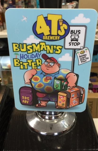 Busman's Holiday Bitter 3.9%, 4T's Brewery, England