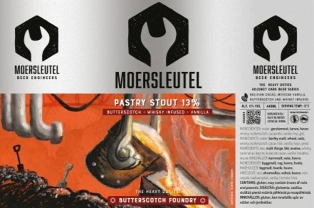 The Heavy Duties: Butterscotch Foundry 13.0%, Brouwerij De Moersleutel, Netherlands