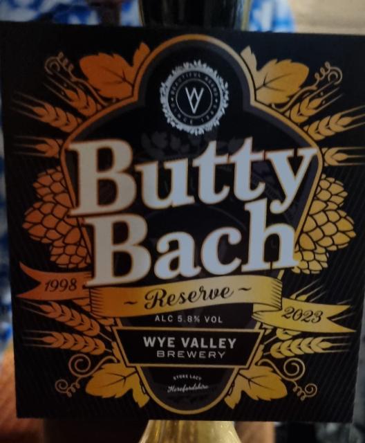 Butty Bach Reserve 5.8%, Wye Valley Brewery Limited, England