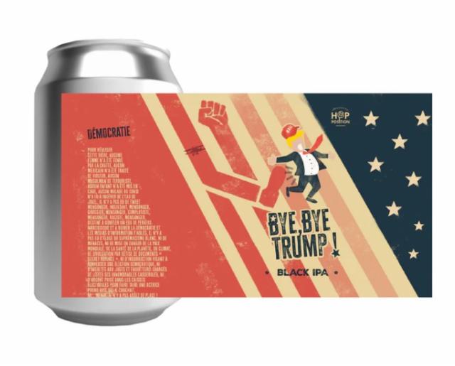 Bye bye Trump 6.5%, Hop position, Belgium