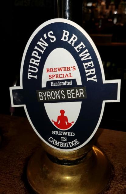 Byron's Bear 3.8%, Turpin's Brewery, England