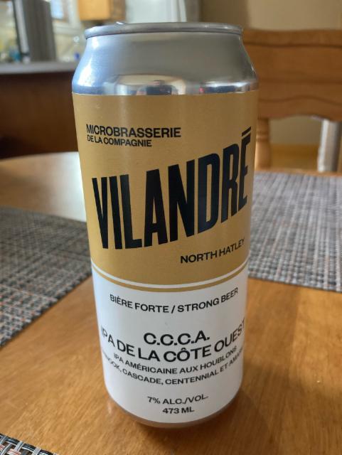 C.c.c.a. IPA de la côte ouest 7.0%, Vilandré, Canada