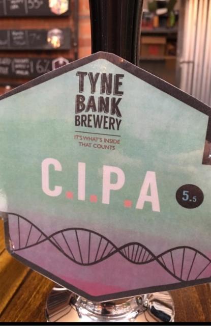C.I.P.A 5.5%, Tyne Bank Brewery, England